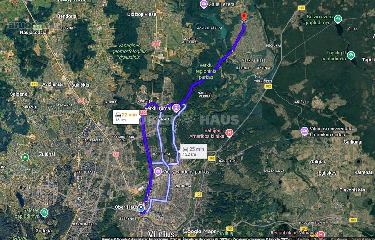 Išskirtinis 21 aro sklypas tarp Žaliųjų ežerų - nuotraukos Nr. 19