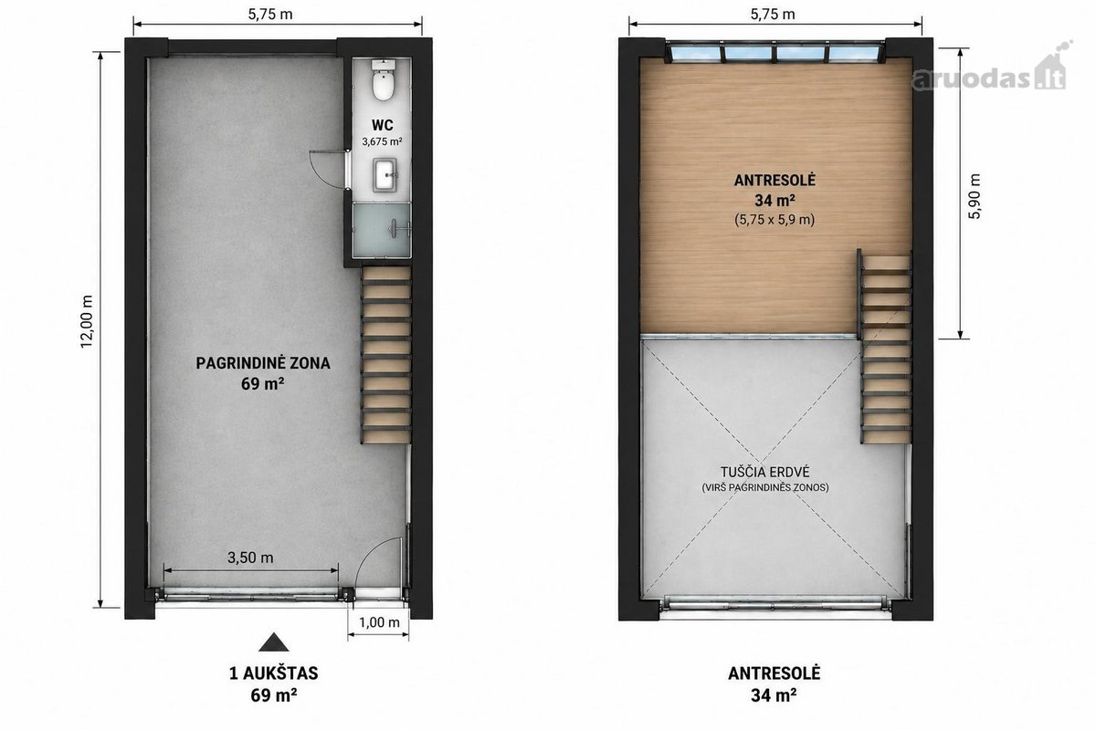 103 m² Verslo Boksai Vilniuje  Sandėlis, - nuotraukos Nr. 4