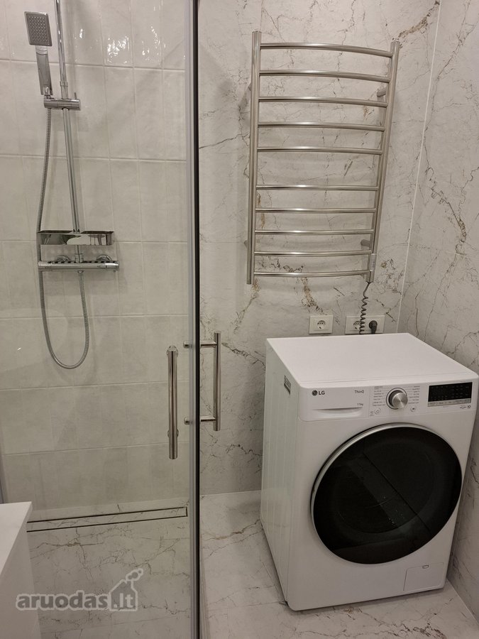 Nuomojamas naujai ir stilingai įrengtas 1 k. - nuotraukos Nr. 8