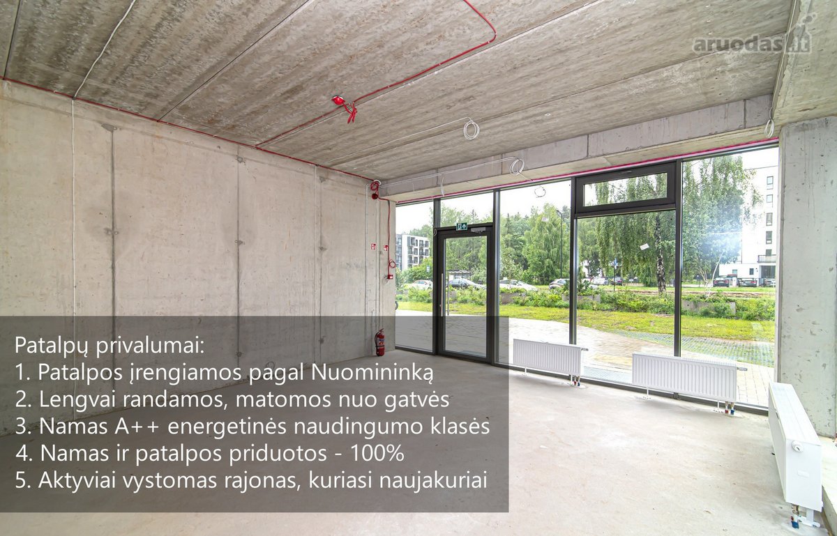 Išnuomojamos įrengtos komercinės patalpos - nuotraukos Nr. 5