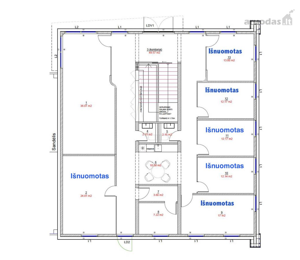 Paskutinis Biuras Palangoje  36,01 M²  620 - nuotraukos Nr. 9