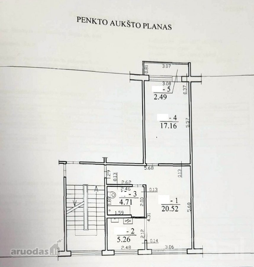 Parduodamas tvarkingas 2 k. butas puikioje - nuotraukos Nr. 20