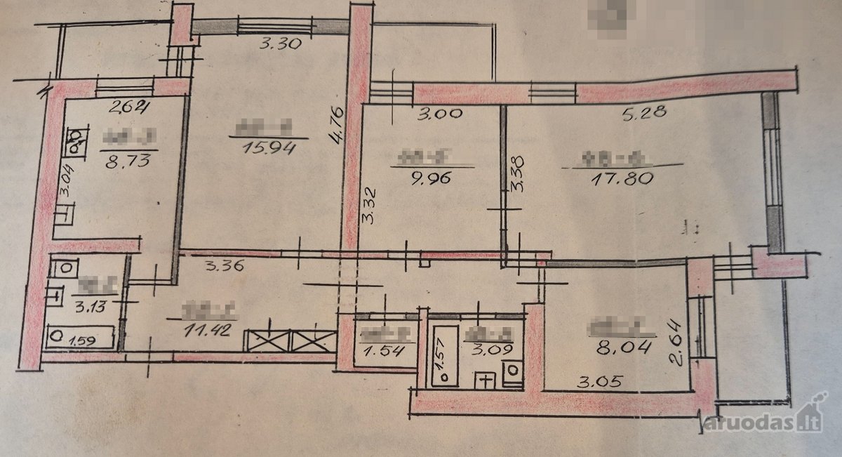 4 Kambarių Butas Garvežių G. 15, Naujininkuose - nuotraukos Nr. 36
