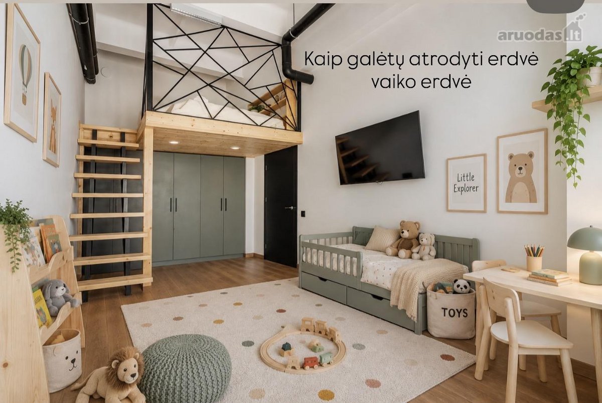 Išnuomojamas Stilingas Ir Funkcionalus Lofto - nuotraukos Nr. 31