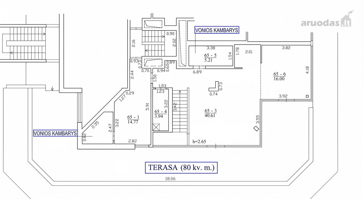 Išskirtiniai Penthouse stiliaus apartamentai - nuotraukos Nr. 20