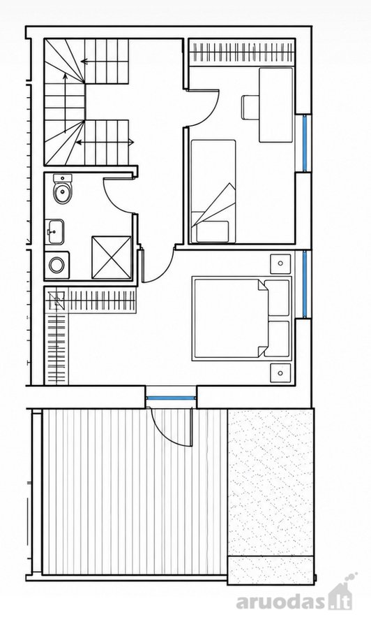 Penthouse Tipo 3 K. Butas Per Du Aukštus Nr. - nuotraukos Nr. 4