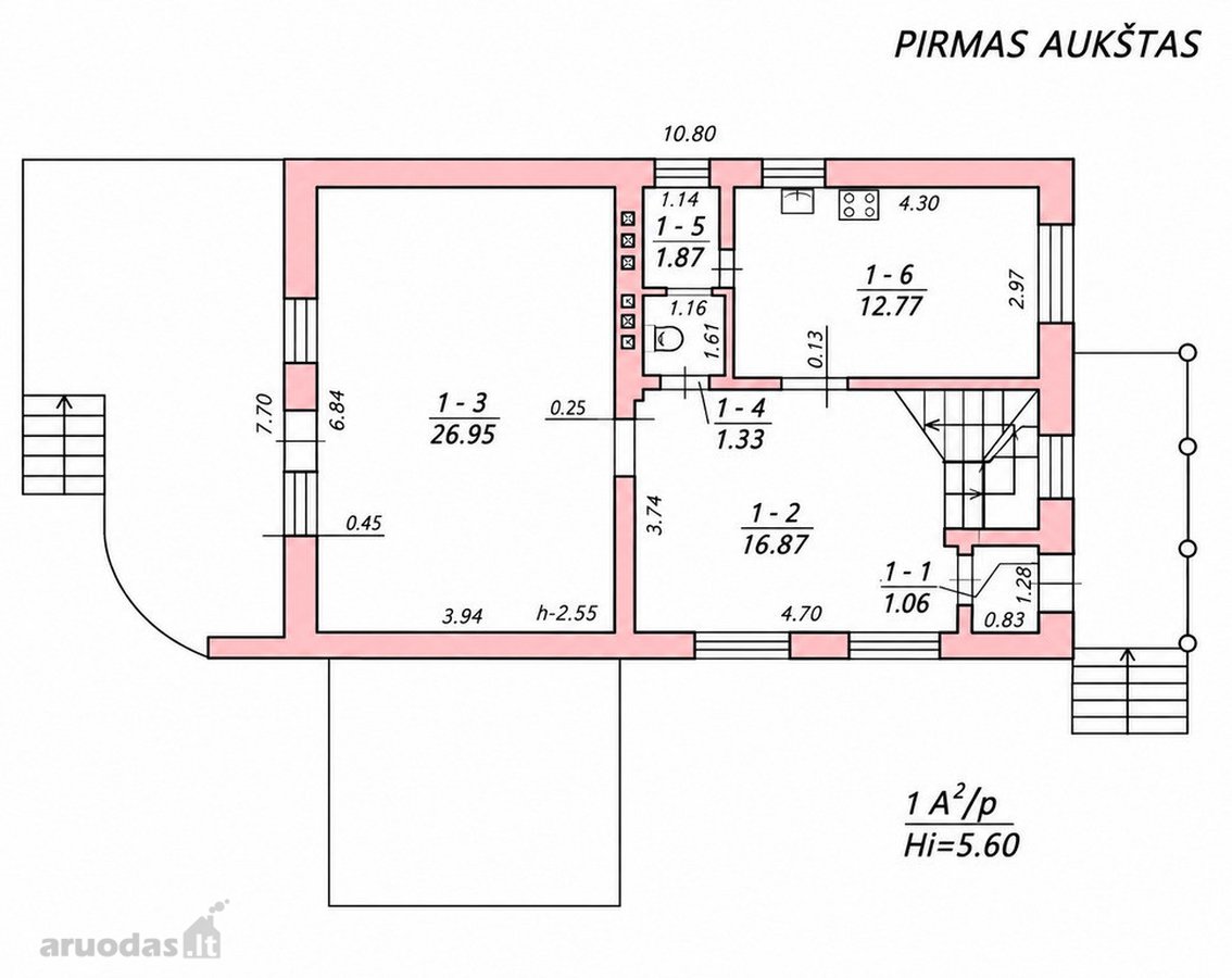 Parduodamas Įrengtas 126,62 Kv. M. Gyvenamojo - nuotraukos Nr. 51