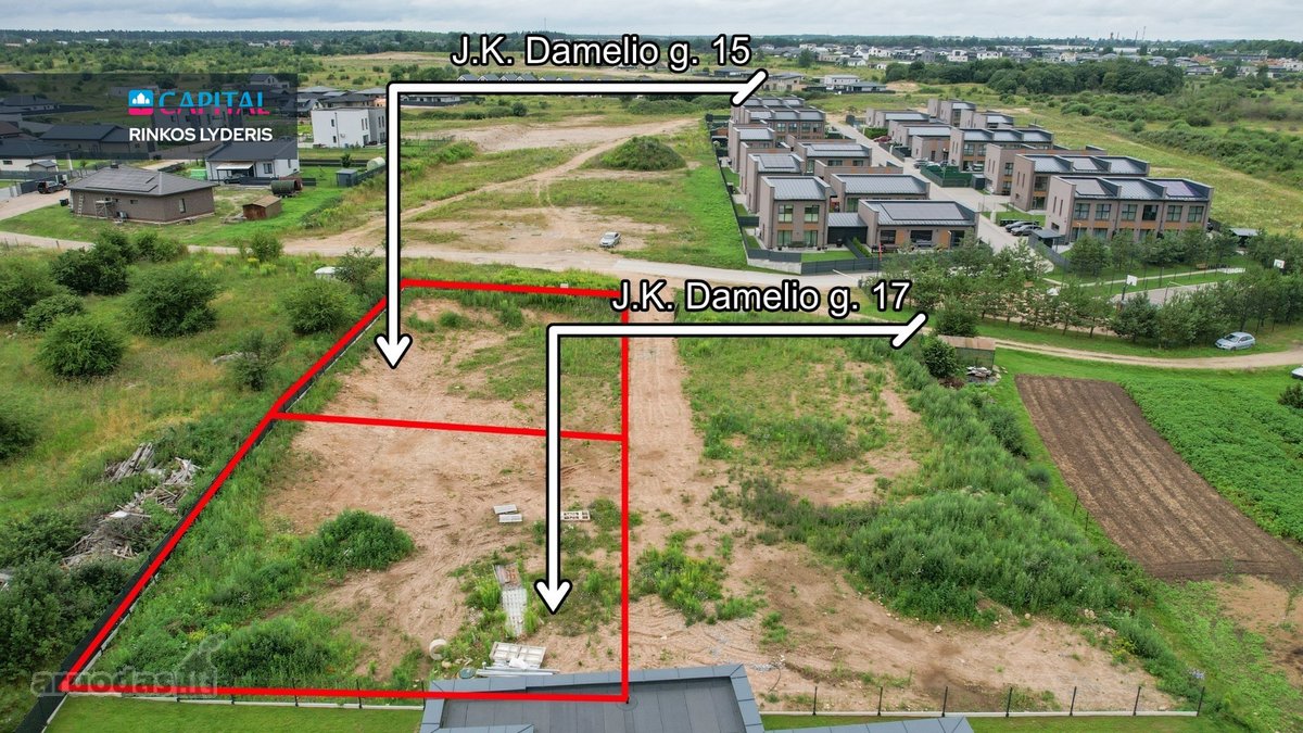 Parduodami 3 statyboms paruošti sklypai - nuotraukos Nr. 3