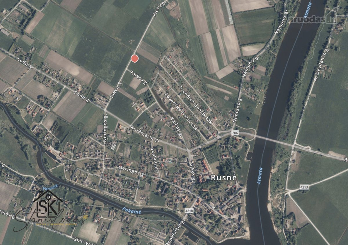 Rusnėje Parduodamas Erdvus 1.3044 Ha Žemės - nuotraukos Nr. 22