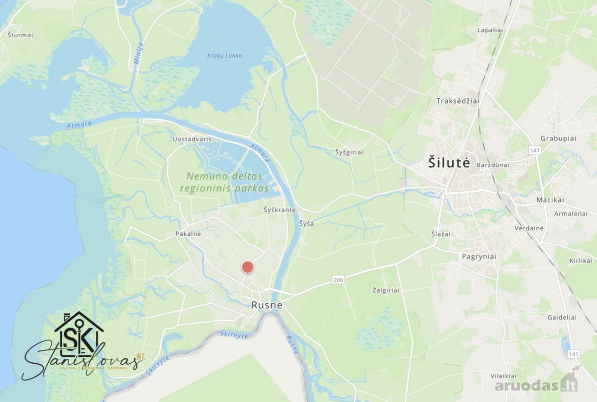 Rusnėje Parduodamas Erdvus 1.3044 Ha Žemės - nuotraukos Nr. 23