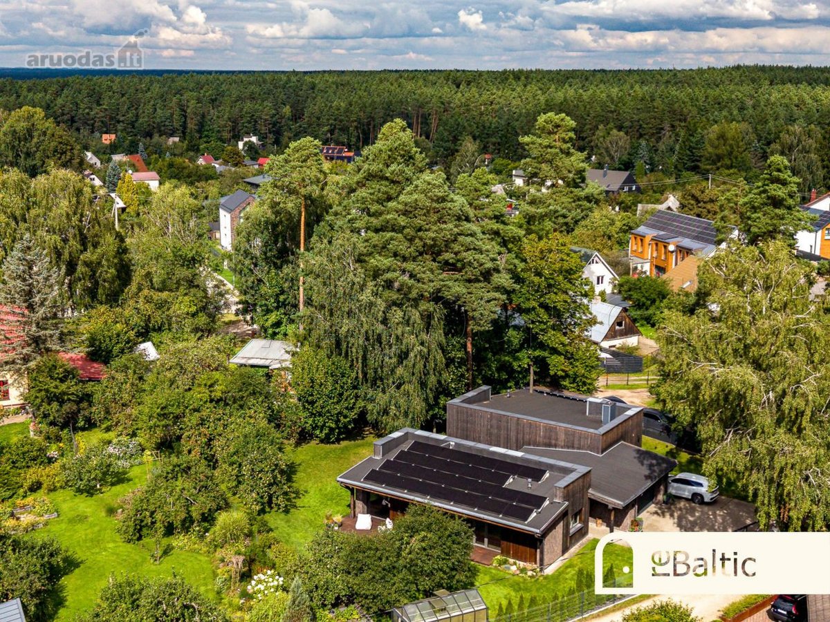 Modernus vieno aukšto namas Aukštagirio miško - nuotraukos Nr. 31