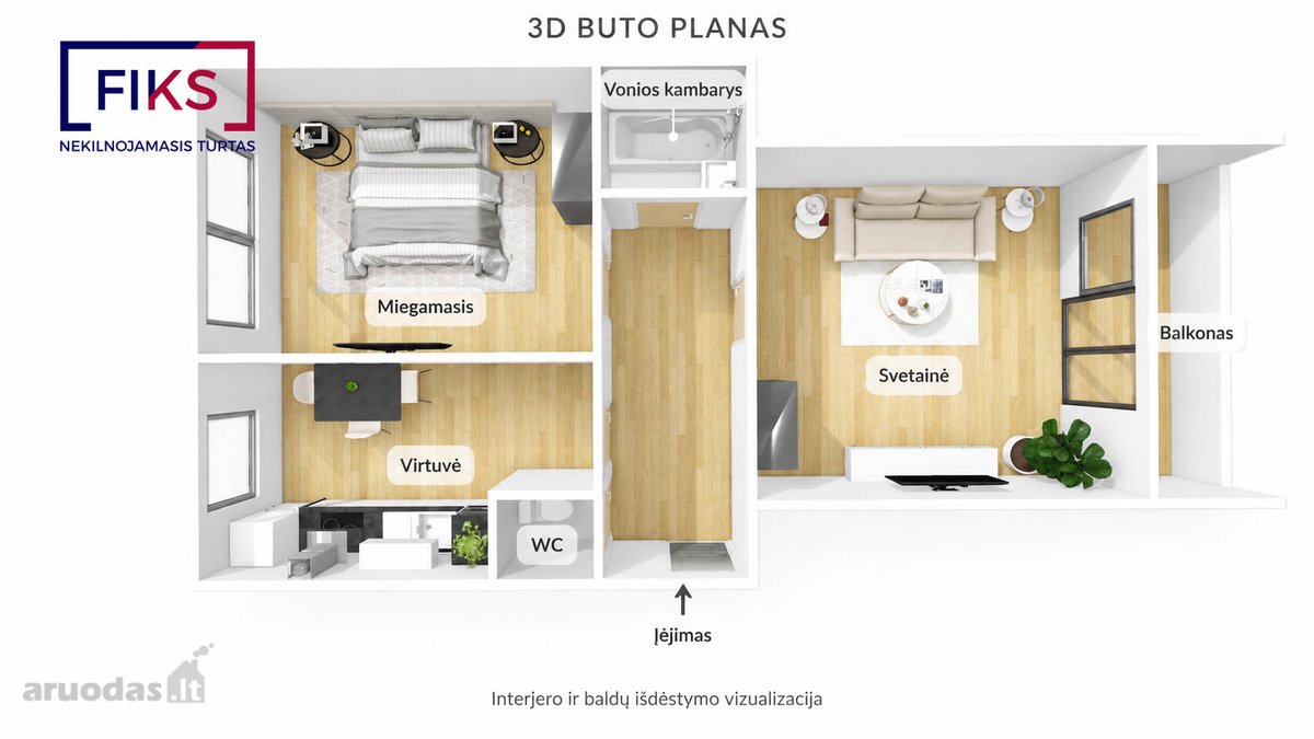Parduodamas Jaukus 2 Kamb. Butas Renovuotame - nuotraukos Nr. 20