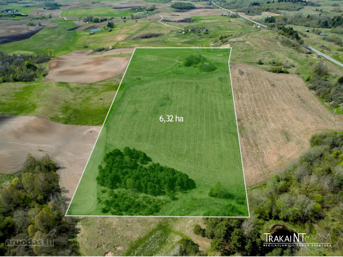 Parduodama 6,32 Ha Žemės Ūkio Paskirties Žemė - nuotraukos Nr. 2