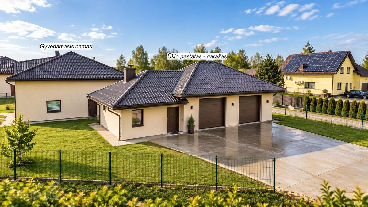Erdvus Namas Su Atskiru 95,93 M² Ūkio Pastatu - nuotraukos Nr. 18