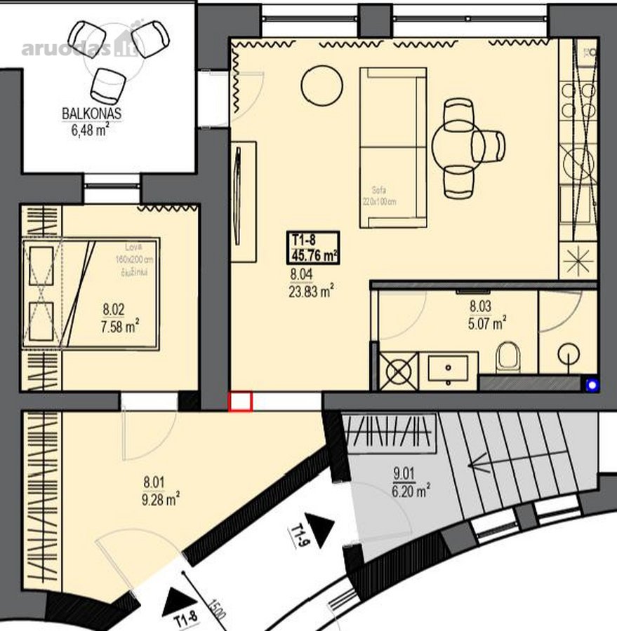 Išskirtinis 2 K. Apartamentas Su Privačia - nuotraukos Nr. 20