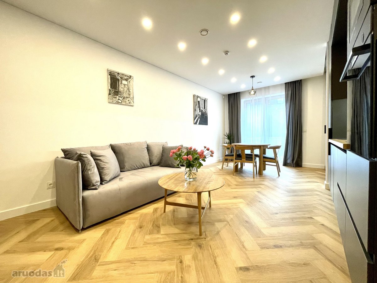 Nuomojamas 40 m², 2 kambarių butas Paupyje, - nuotraukos Nr. 2