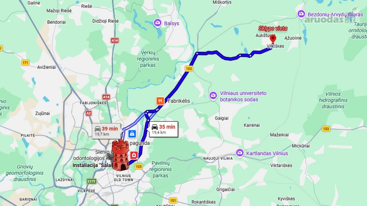 Parduodamas 7a Kampinis Sklypas - Vos Už - nuotraukos Nr. 12