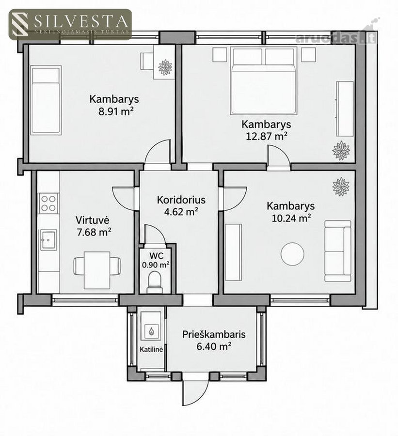 Vilniaus r. sav., Kalvelių k. parduodamas - nuotraukos Nr. 11