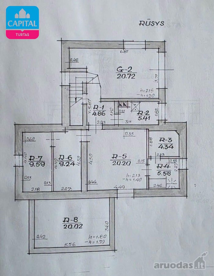 Parduodamas Erdvus 389 Kv.m. Namas Kaune, - nuotraukos Nr. 30