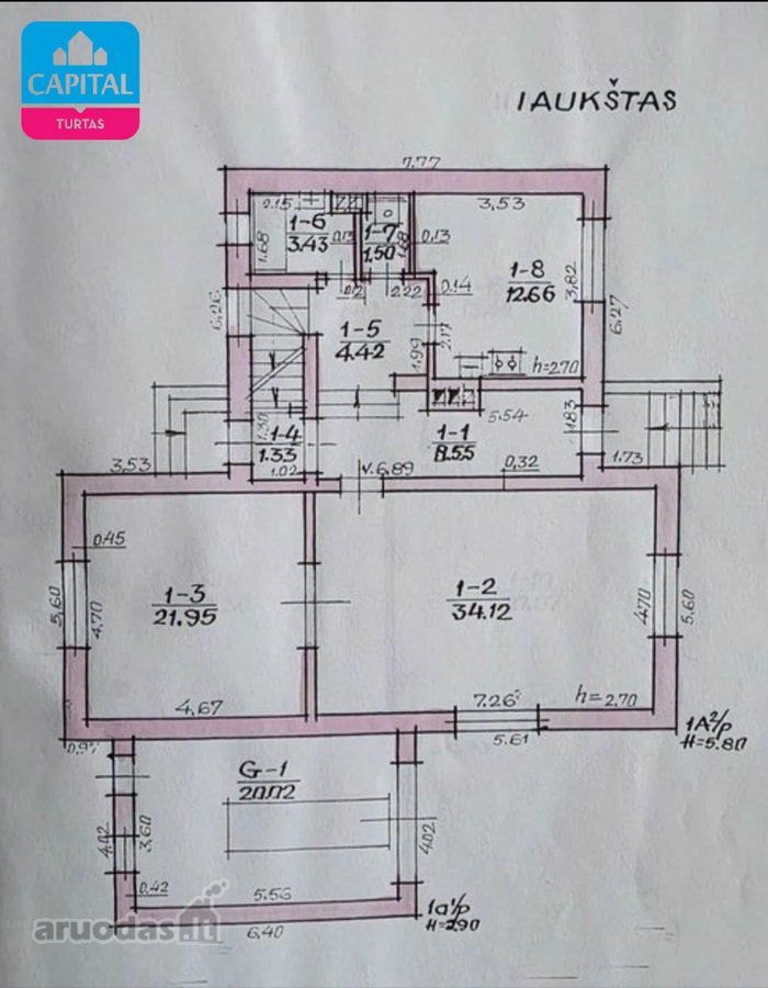 Parduodamas Erdvus 389 Kv.m. Namas Kaune, - nuotraukos Nr. 31