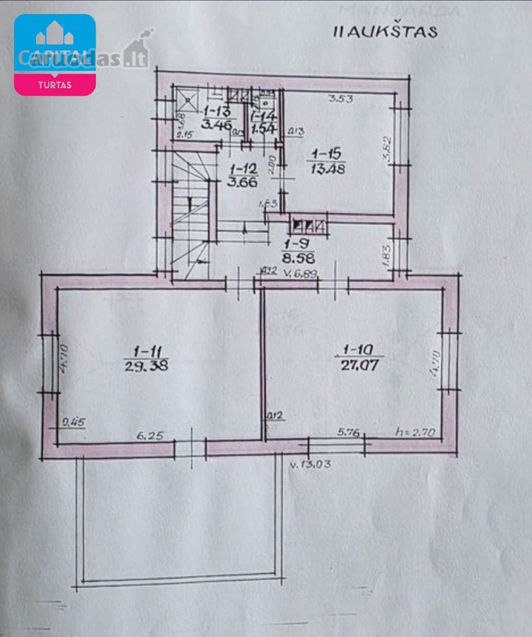 Parduodamas Erdvus 389 Kv.m. Namas Kaune, - nuotraukos Nr. 32