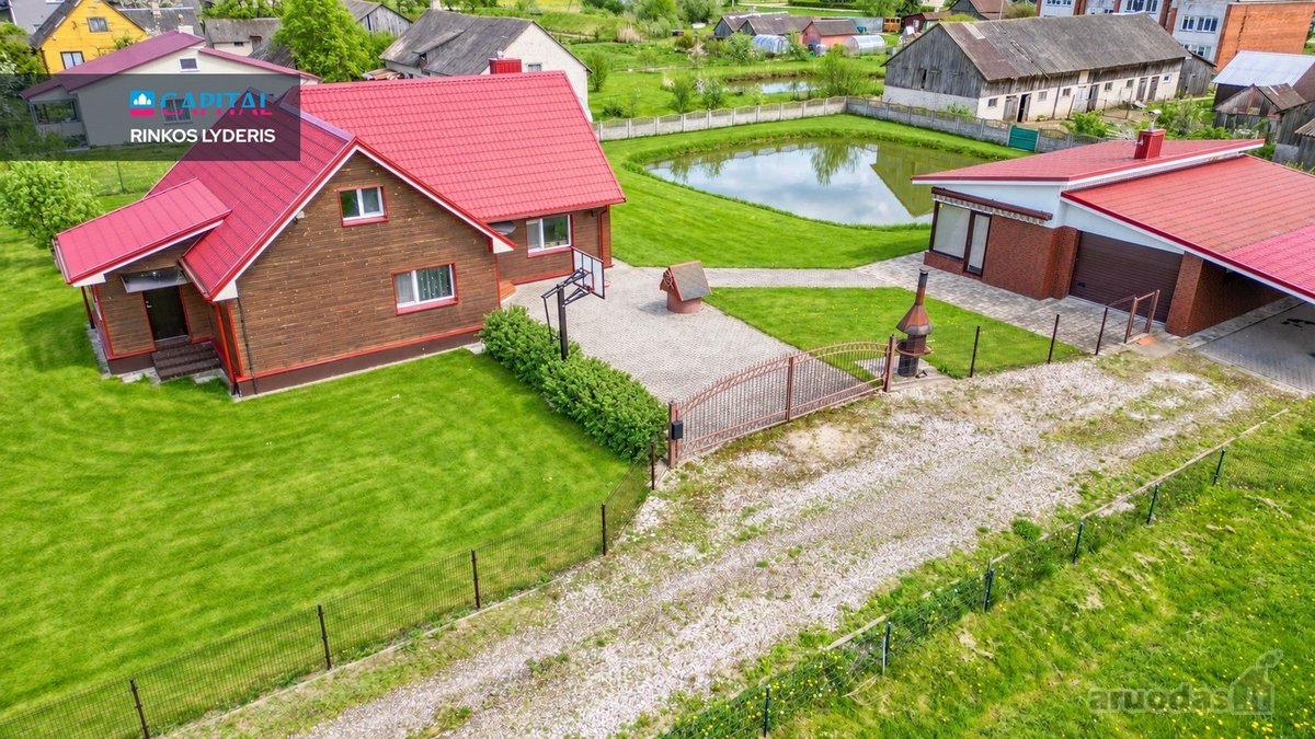 Prižiūrėtas Namas Su Tvenkiniu Ir Pirtimi – - nuotraukos Nr. 7