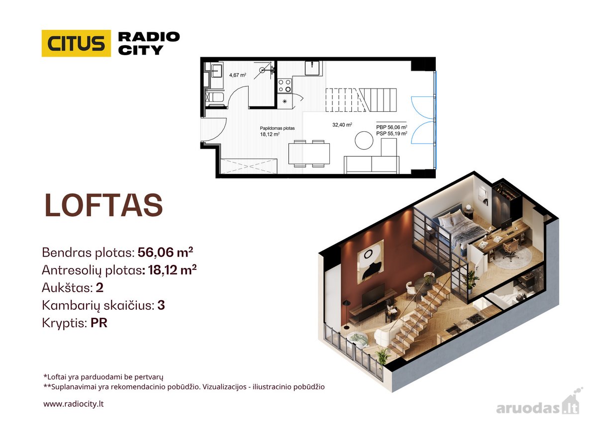I etape liko vos 11 panoraminių loftų. - nuotraukos Nr. 2