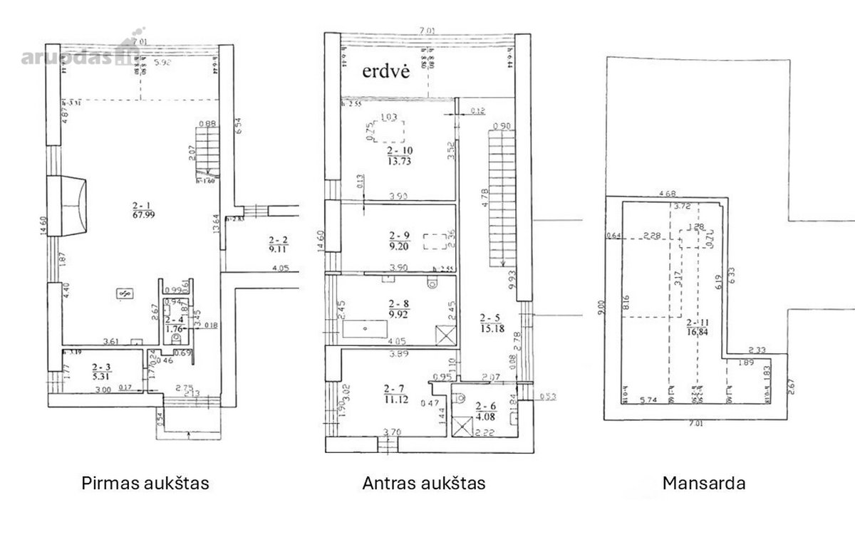 Parduodamas moderniai įrengtas 164,24 kv. m - nuotraukos Nr. 48