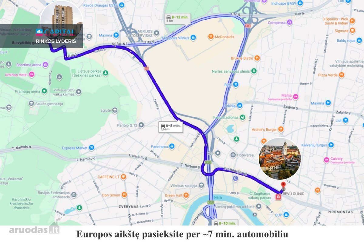 Parduodamas Šviesus 1 Kambario Butas Šeškinėje! - nuotraukos Nr. 25