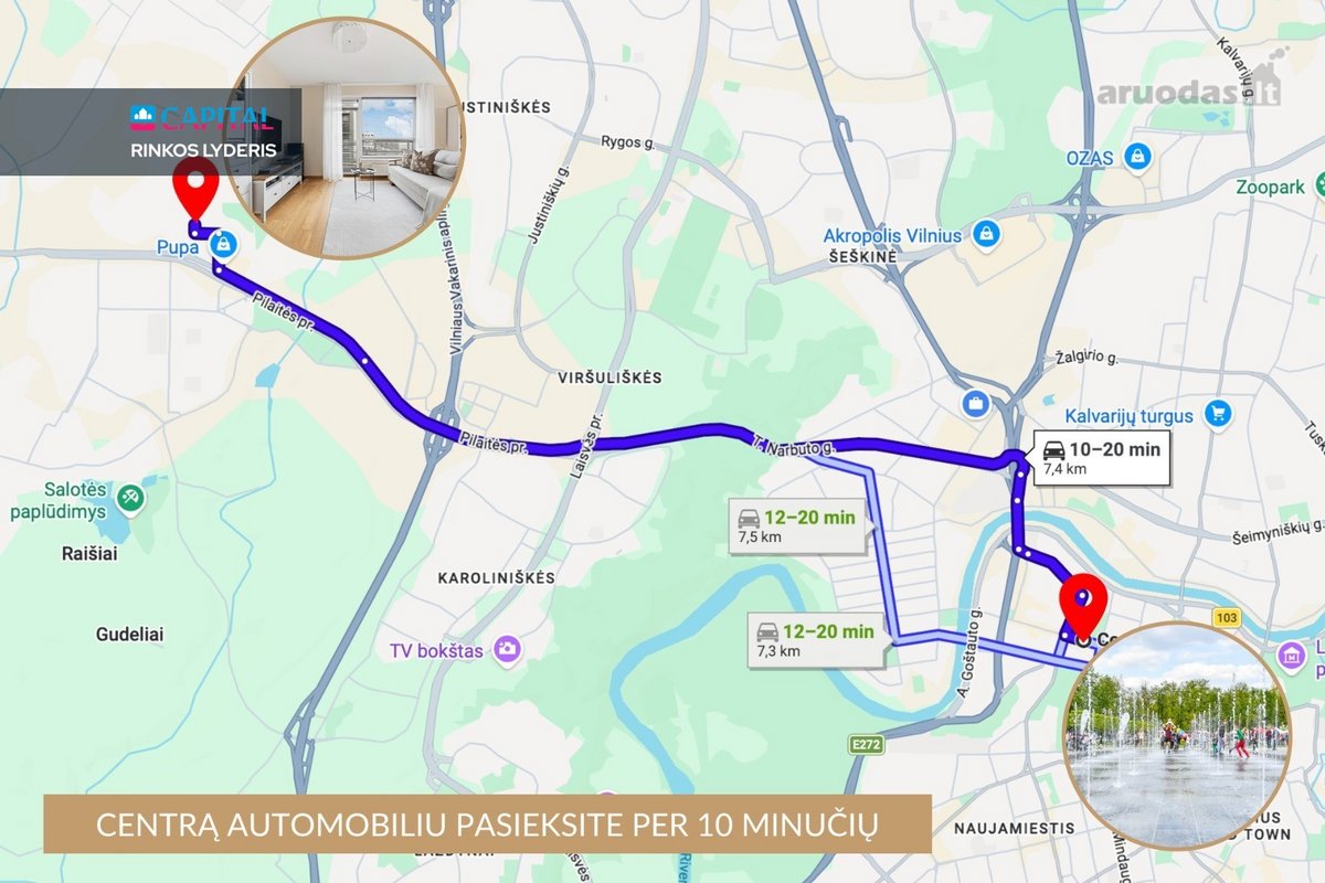 Jaukus ir puikiai išlaikytas 3 kambarių butas - nuotraukos Nr. 37