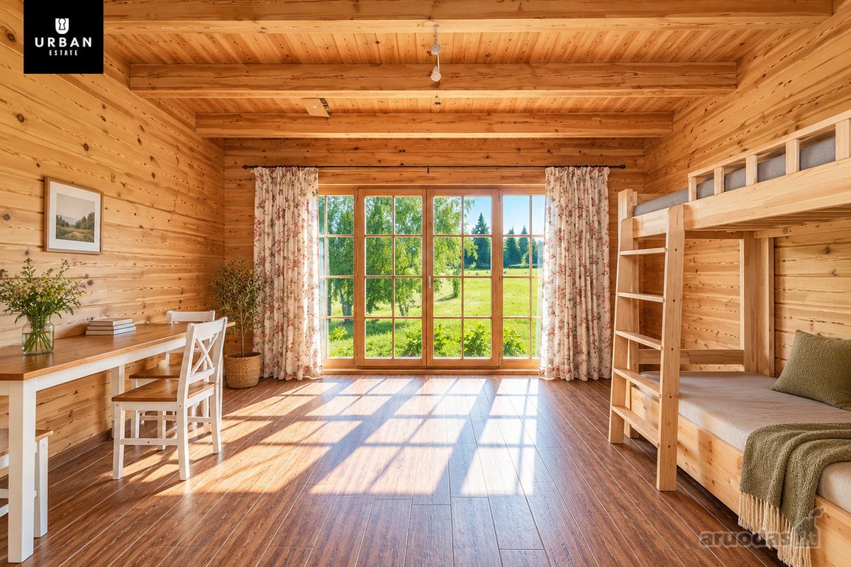 Išskirtinė Rąstinė Sodyba Su Nuosava Medvėko - nuotraukos Nr. 44