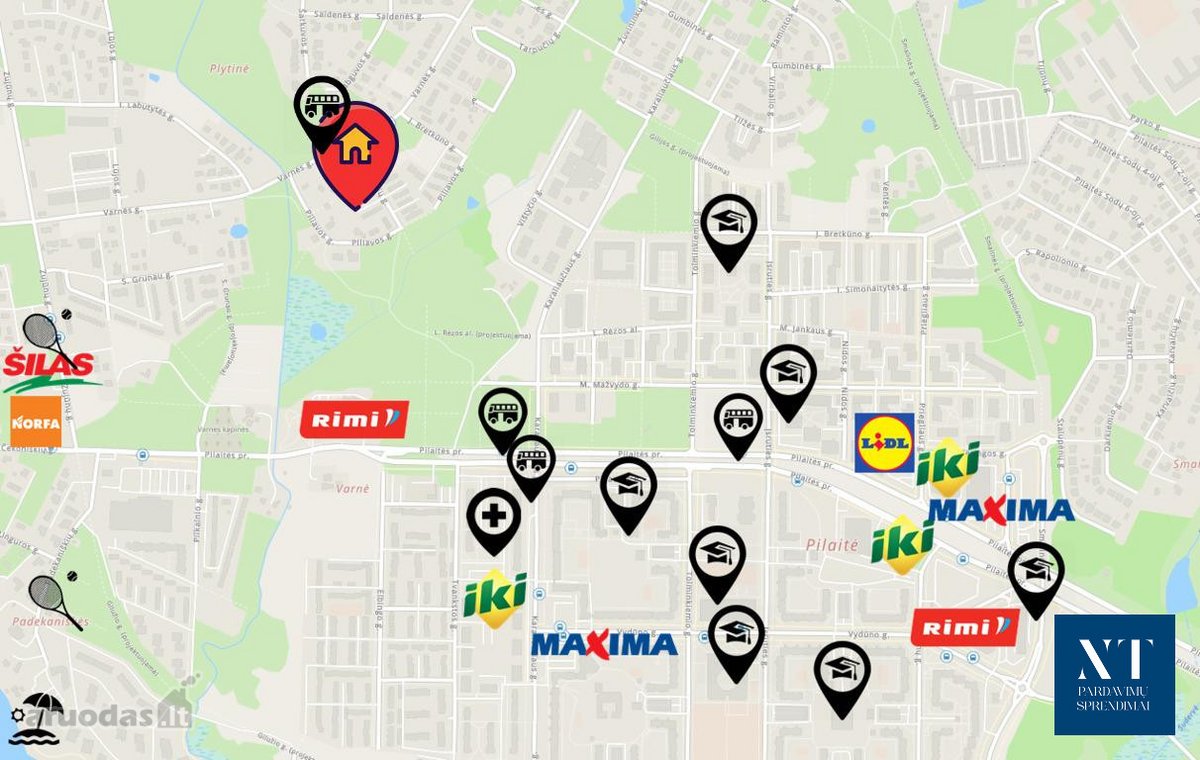 Parduodamas 83.77 kv.m. kotedžas su erdviu - nuotraukos Nr. 39