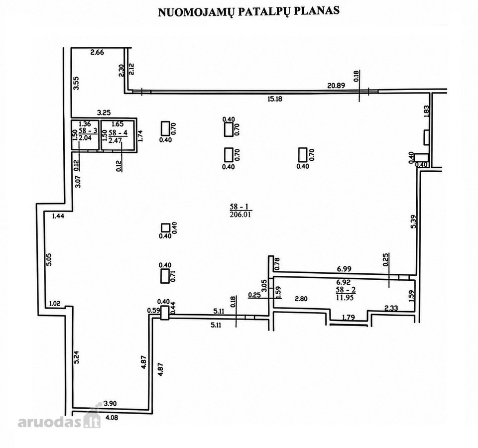 Nuomojamos 222,47 M² Komercinės Patalpos - nuotraukos Nr. 11