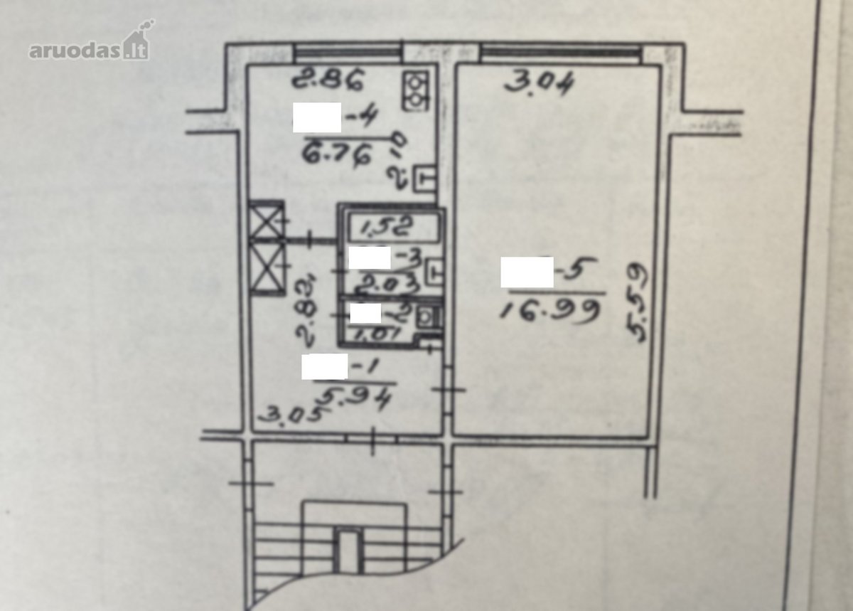 Šviesus 1 Kambario Butas Architektų G. 53, - nuotraukos Nr. 9