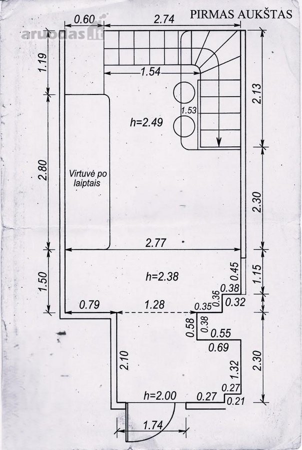 Parduodamas Unikalus Butas Per 3 Aukštus Su - nuotraukos Nr. 45