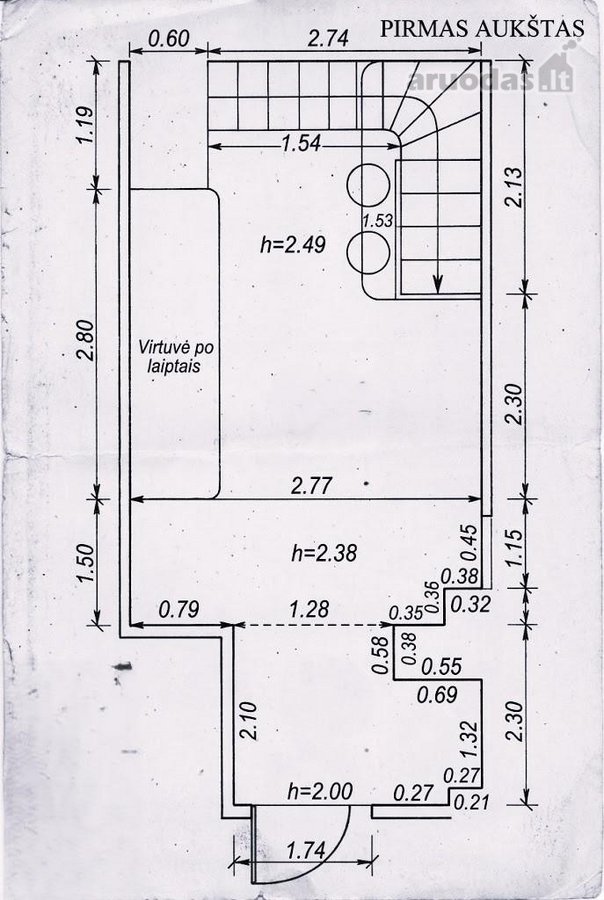 Nuomojamas Unikalus Butas Per 3 Aukštus Su - nuotraukos Nr. 43