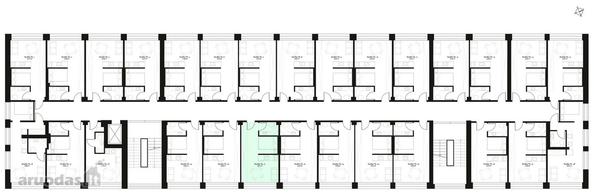 Išskirtinė studija pačiame Vilniaus centre – - nuotraukos Nr. 9