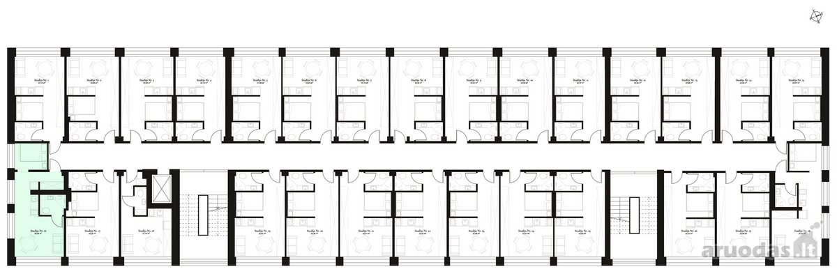 Išskirtinė studija pačiame Vilniaus centre – - nuotraukos Nr. 7