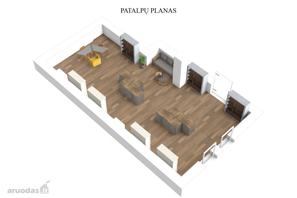 Parduodamos komercinės patalpos pirmoje - nuotraukos Nr. 8