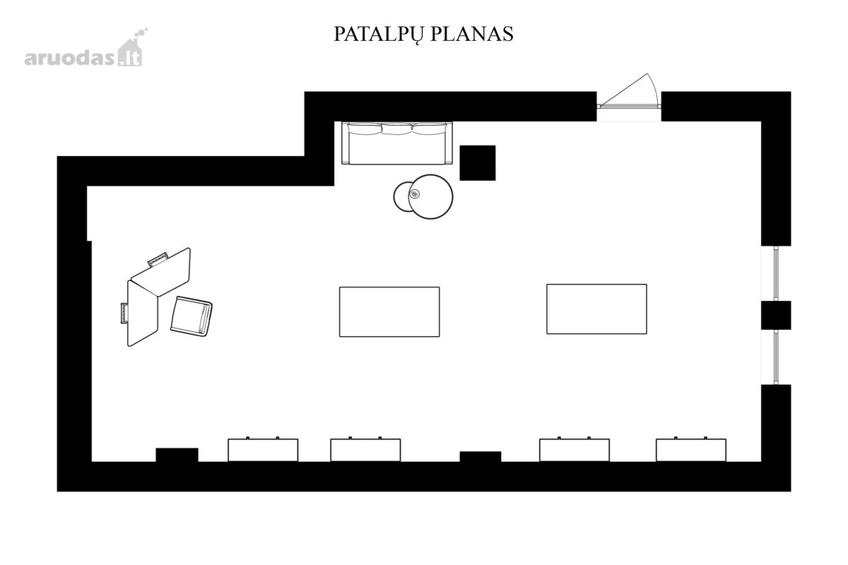 Parduodamos komercinės patalpos pirmoje - nuotraukos Nr. 9