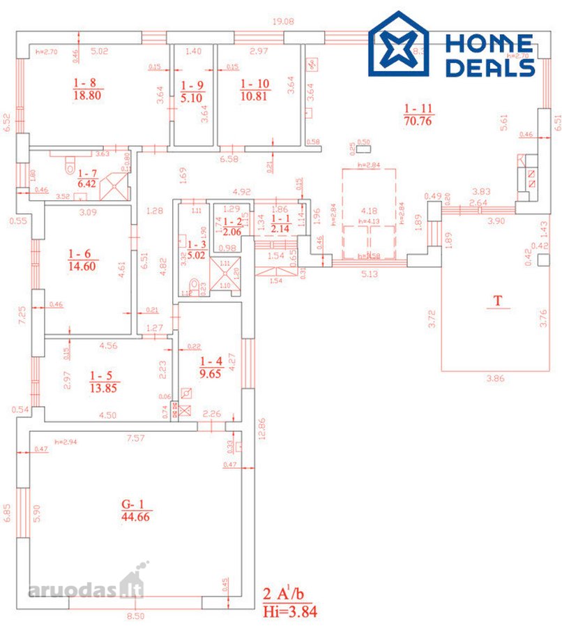 Pavilnyje parduodamas 203,87 m² vieno aukšto - nuotraukos Nr. 48