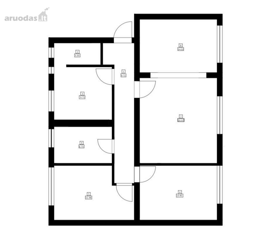 Naujai Ir Kokybiškai Įrengtas 4 Kambarių - nuotraukos Nr. 43