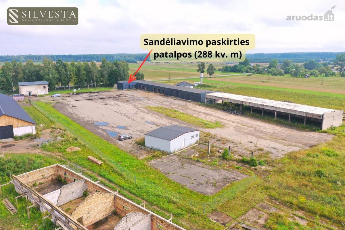 Nuomojamas komercinis kompleksas: sandėliai, - nuotraukos Nr. 3