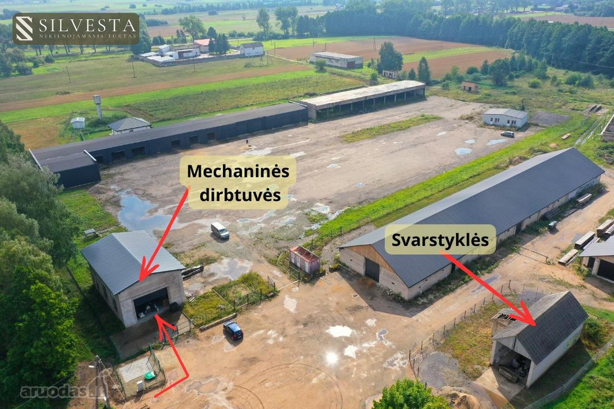 Nuomojamas komercinis kompleksas: sandėliai, - nuotraukos Nr. 7