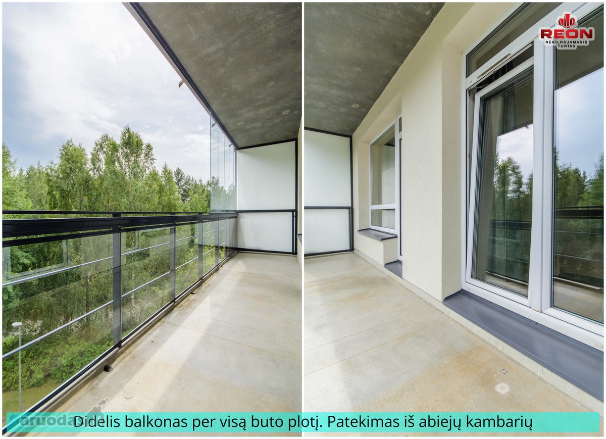 Dviejų Kambarių Butas Ramioje Ir Žalioje Č. - nuotraukos Nr. 3