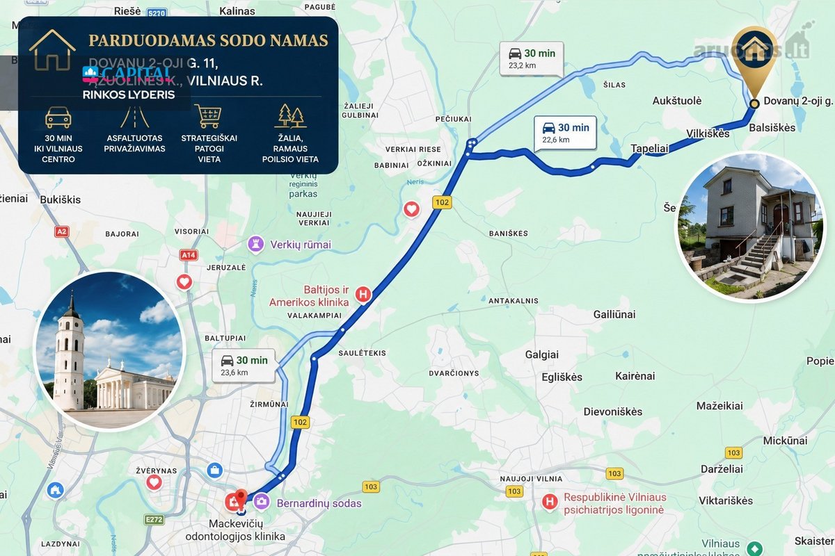 Erdvus Sodo Namas Su 12 A Sklypu Gamtos - nuotraukos Nr. 50