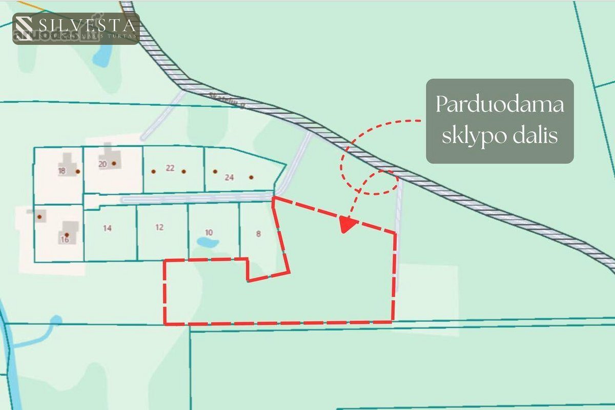 Parduodama 1 Ha Sklypo Dalis Su Nustatyta - nuotraukos Nr. 11