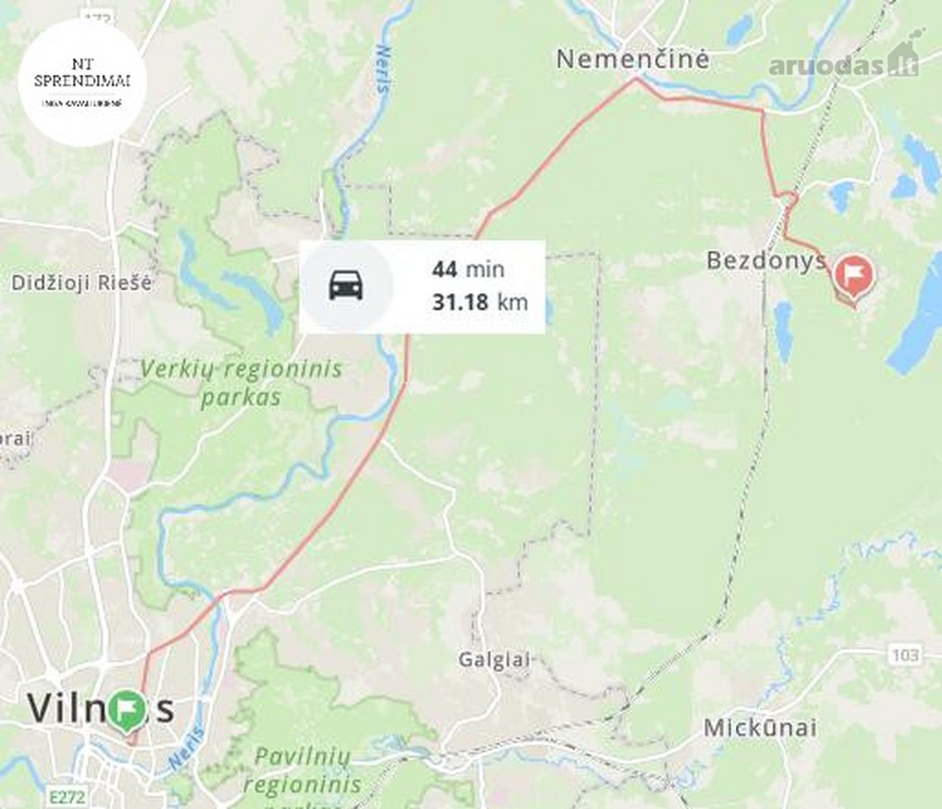 Miškų apsupty parduodamas 98.75 arų žemės - nuotraukos Nr. 9