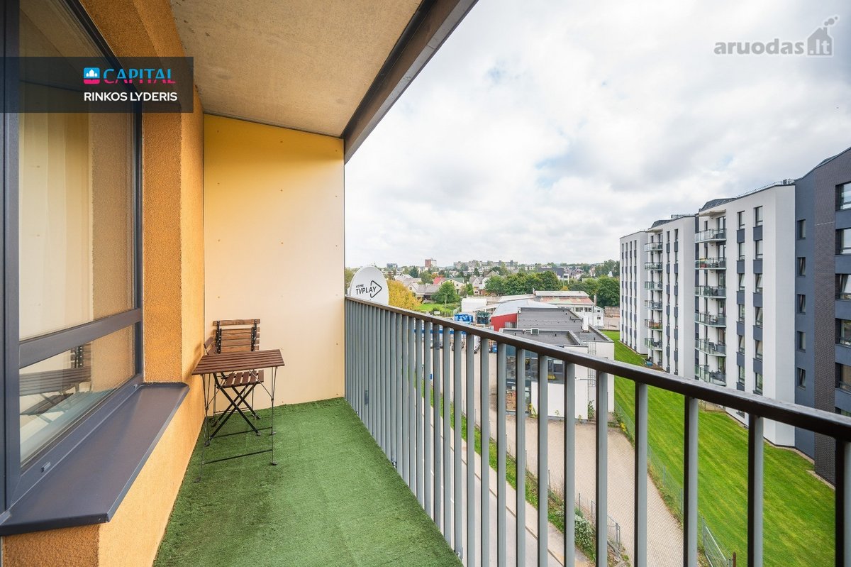 Nuomojamas jaukus 1 kambario butas Linkmenų g - nuotraukos Nr. 11