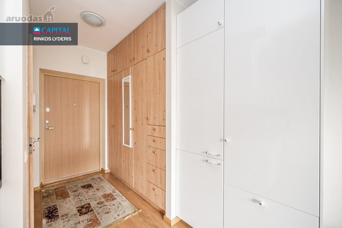 Nuomojamas jaukus 1 kambario butas Linkmenų g - nuotraukos Nr. 14